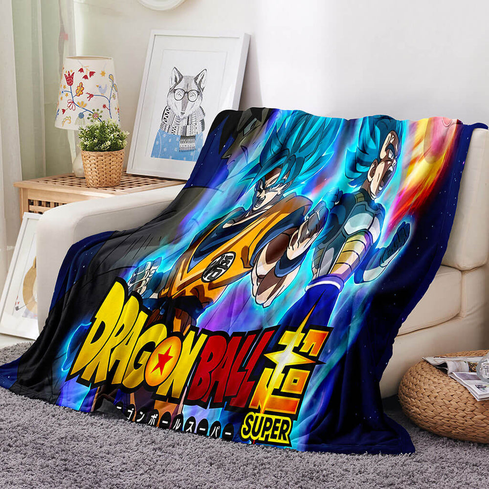 Anime Dragon Ball Super Blanket Flannel Throw Room Decoration (Online Order Only)