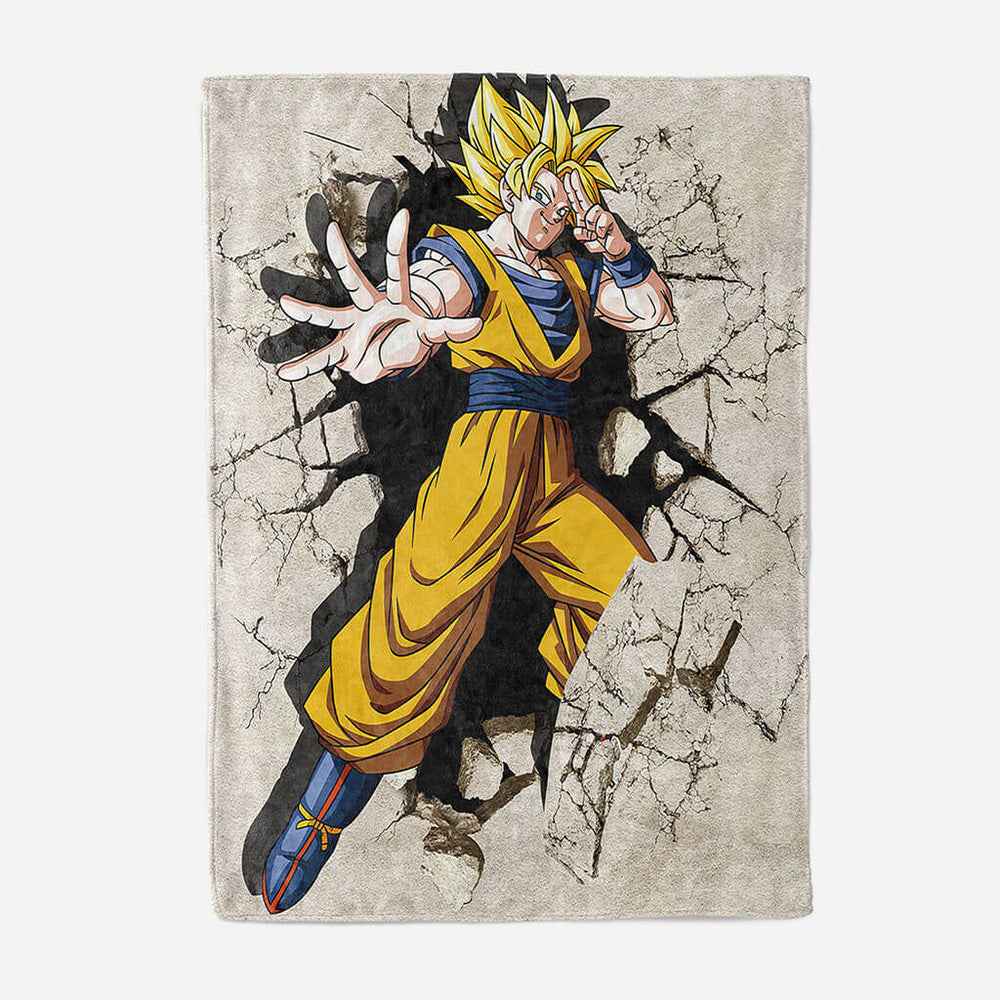 Anime Dragon Ball Super Blanket Flannel Throw Room Decoration (Online Order Only)