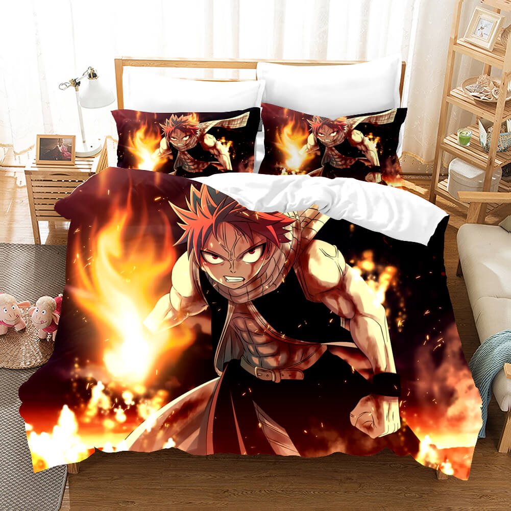 Anime Fairy Tail Cosplay Bedding Set Quilt Covers Without Filler (Online Order Only)