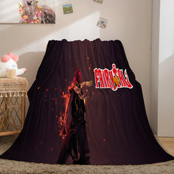 Anime Fairy Tail Flannel Caroset Throw Blanket (Online Order Only)