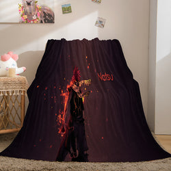 Anime Fairy Tail Flannel Caroset Throw Blanket (Online Order Only)