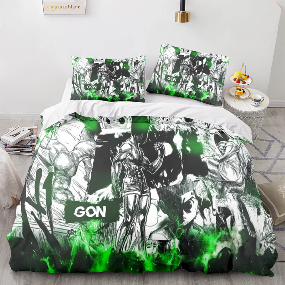 Anime HUNTER×HUNTER Bedding Set Cosplay Quilt Cover Without Filler (Online Order Only)