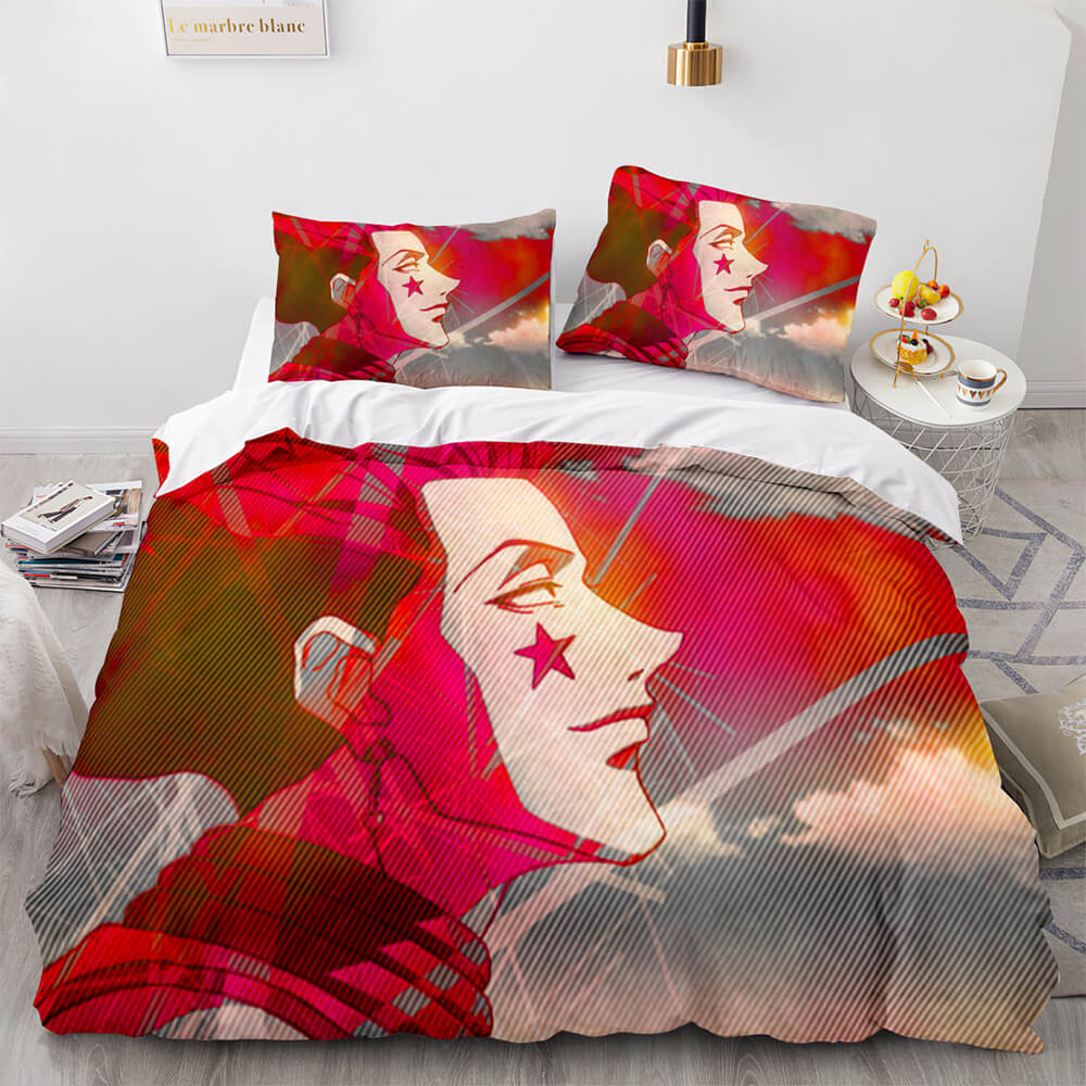 Anime HUNTER×HUNTER Bedding Set Cosplay Quilt Cover Without Filler (Online Order Only)