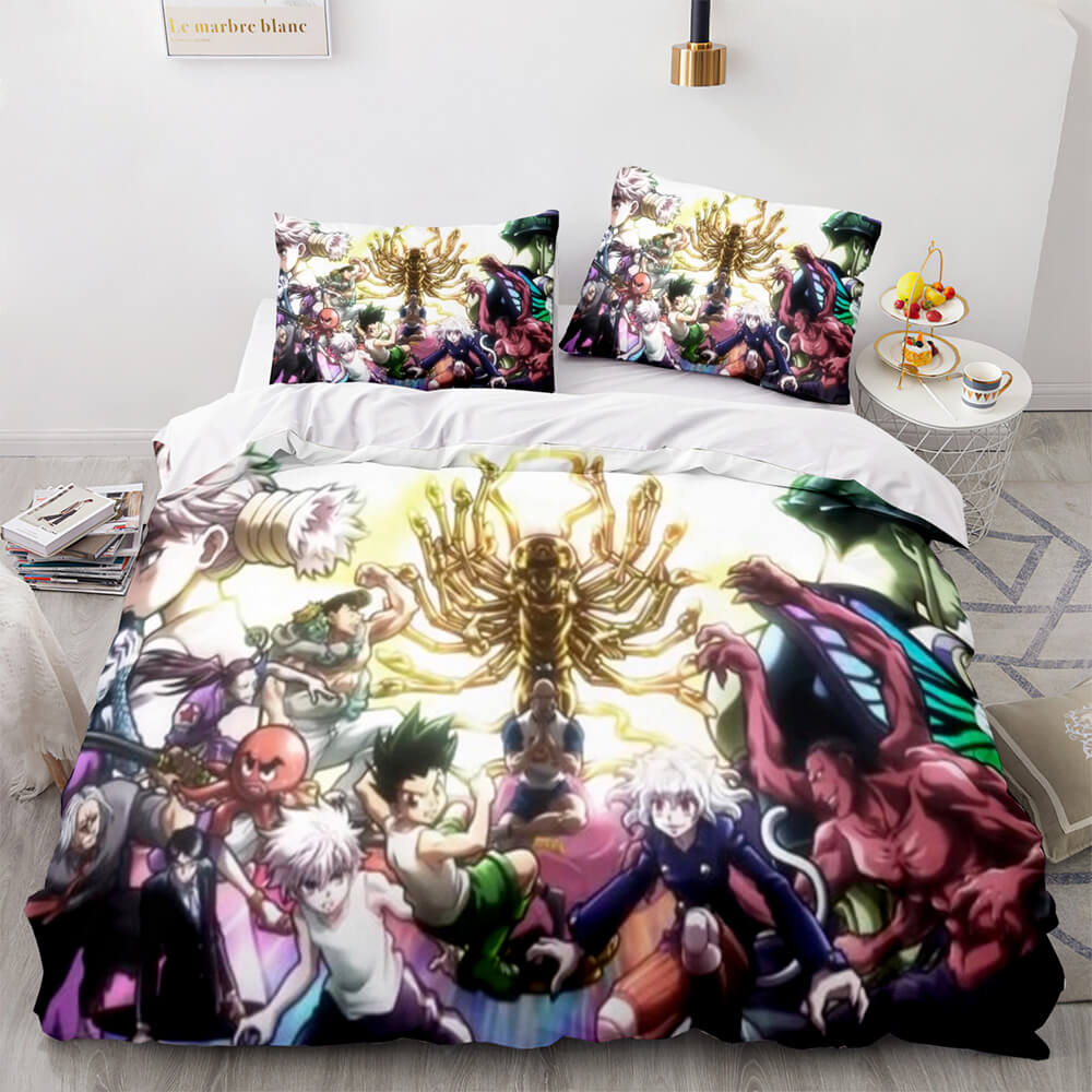 Anime HUNTER×HUNTER Bedding Set Cosplay Quilt Cover Without Filler (Online Order Only)