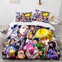 Anime HUNTER×HUNTER Bedding Set Cosplay Quilt Cover Without Filler (Online Order Only)