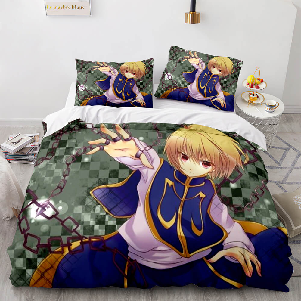 Anime HUNTER×HUNTER Bedding Set Cosplay Quilt Cover Without Filler (Online Order Only)
