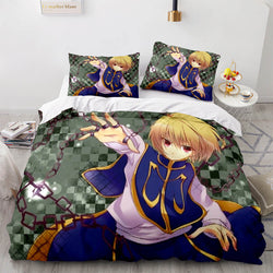 Anime HUNTER×HUNTER Bedding Set Cosplay Quilt Cover Without Filler (Online Order Only)