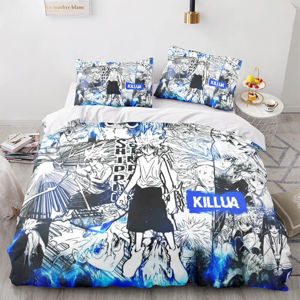 Anime HUNTER×HUNTER Bedding Set Cosplay Quilt Cover Without Filler (Online Order Only)