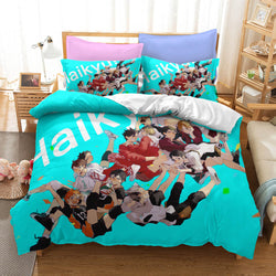Anime Haikyuu Cosplay Bedding Set Quilt Covers Without Filler (Online Order Only)