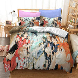 Anime Haikyuu Cosplay Bedding Set Quilt Covers Without Filler (Online Order Only)