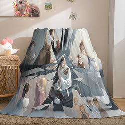 Anime Jujutsu Kaisen Flannel Throw Cosplay Blanket (Online Order Only)