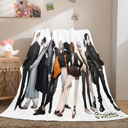 Anime Jujutsu Kaisen Flannel Throw Cosplay Blanket (Online Order Only)