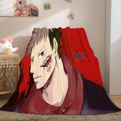 Anime Jujutsu Kaisen Flannel Throw Cosplay Blanket (Online Order Only)