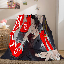 Anime Jujutsu Kaisen Flannel Throw Cosplay Blanket (Online Order Only)