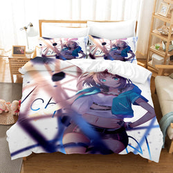Anime Kizuna AI Cosplay Bedding Set Quilt Covers Without Filler (Online Order Only)