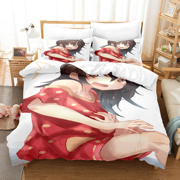 Anime Kizuna AI Cosplay Bedding Set Quilt Covers Without Filler (Online Order Only)