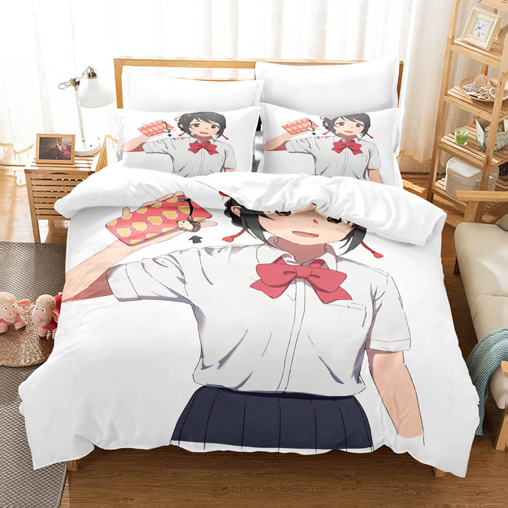 Anime Kizuna AI Cosplay Bedding Set Quilt Covers Without Filler (Online Order Only)