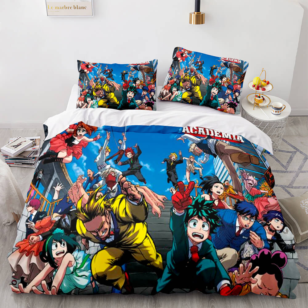 Anime My Hero Academia Bedding Set Cosplay Quilt Cover Without Filler (Online Order Only)