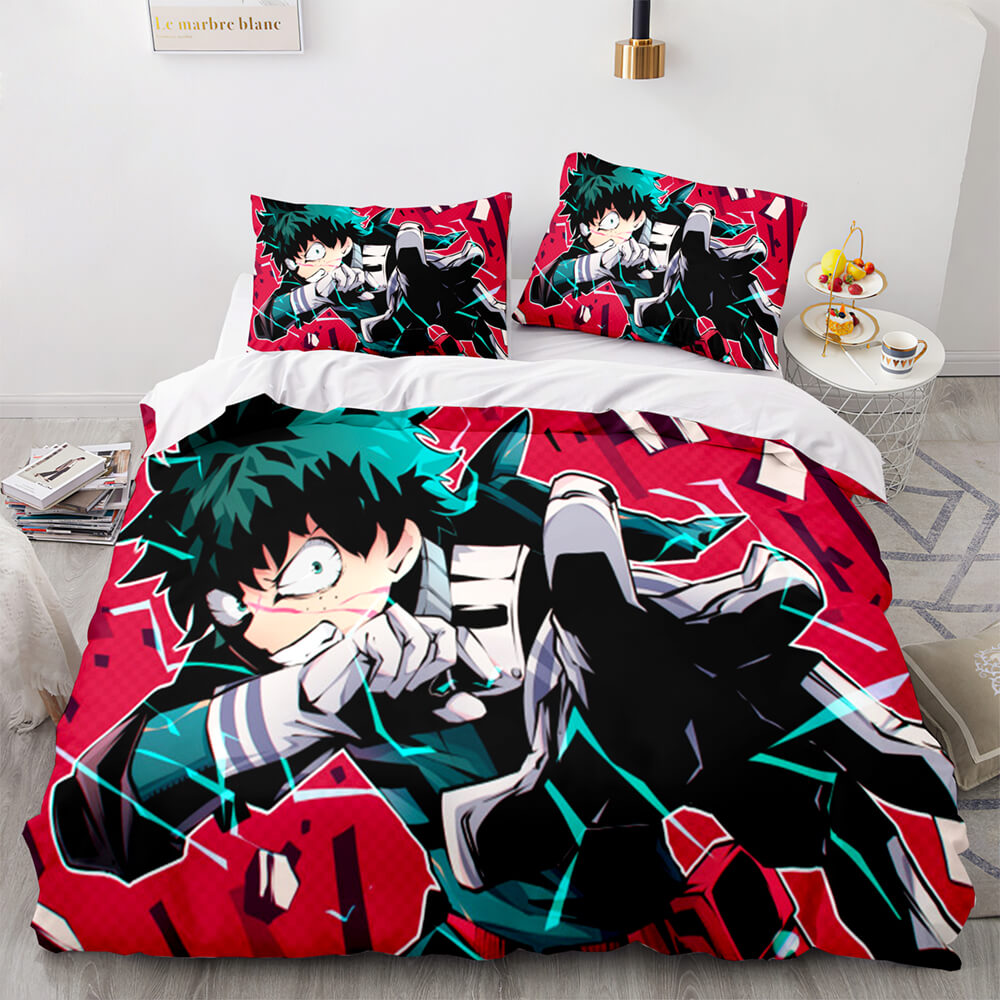 Anime My Hero Academia Bedding Set Cosplay Quilt Cover Without Filler (Online Order Only)