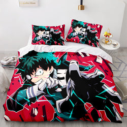 Anime My Hero Academia Bedding Set Cosplay Quilt Cover Without Filler (Online Order Only)