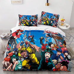 Anime My Hero Academia Bedding Set Cosplay Quilt Cover Without Filler (Online Order Only)
