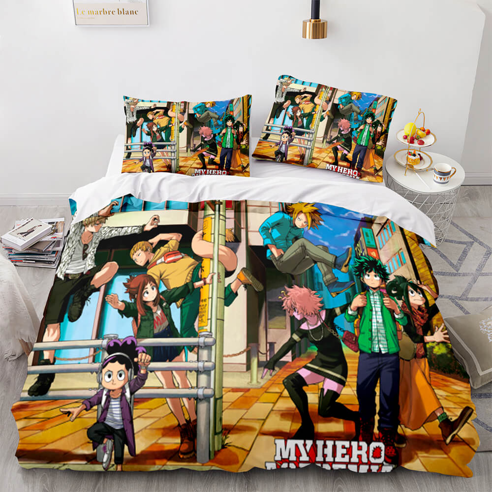 Anime My Hero Academia Bedding Set Cosplay Quilt Cover Without Filler (Online Order Only)