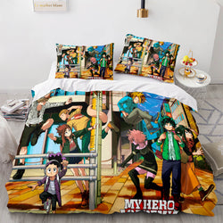 Anime My Hero Academia Bedding Set Cosplay Quilt Cover Without Filler (Online Order Only)