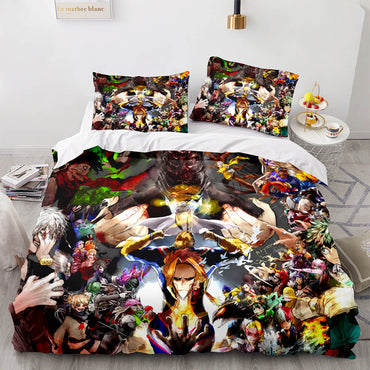 Anime My Hero Academia Bedding Set Cosplay Quilt Cover Without Filler (Online Order Only)