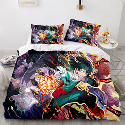 Anime My Hero Academia Bedding Set Cosplay Quilt Cover Without Filler (Online Order Only)