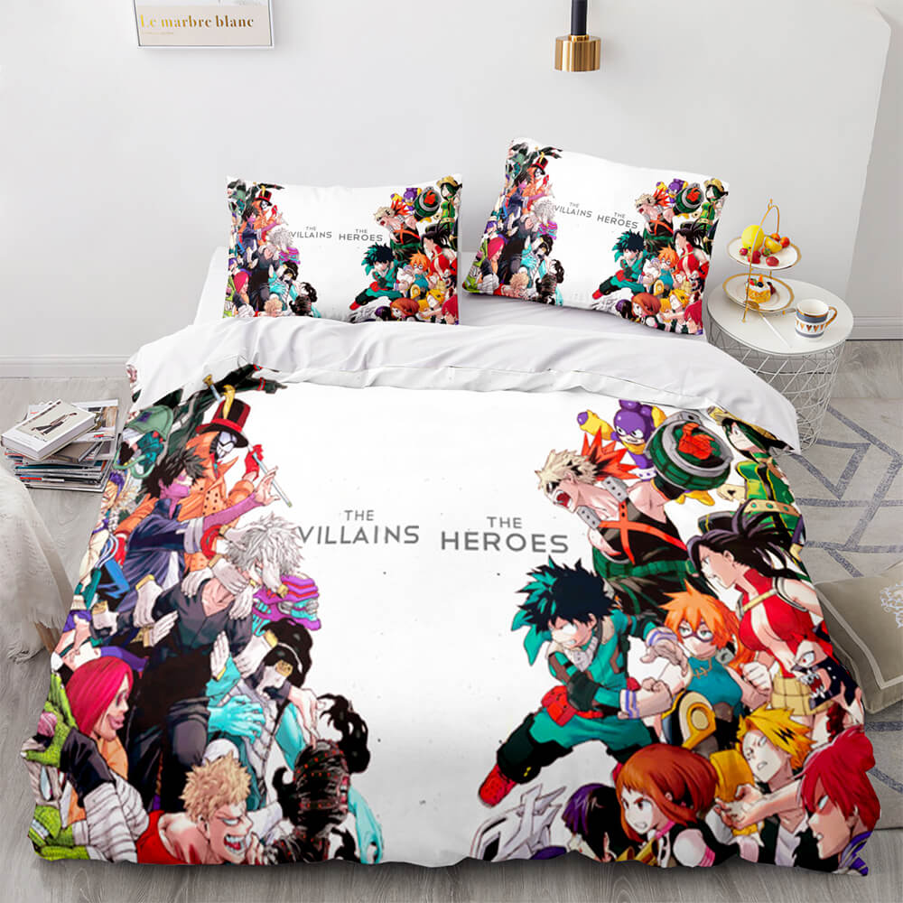 Anime My Hero Academia Bedding Set Cosplay Quilt Cover Without Filler (Online Order Only)