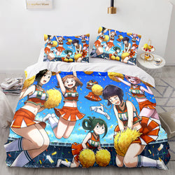 Anime My Hero Academia Bedding Set Cosplay Quilt Cover Without Filler (Online Order Only)