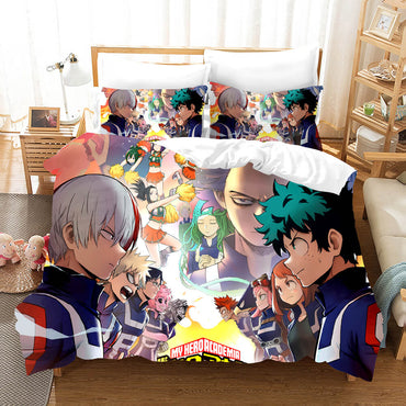 Anime My Hero Academia Bedding Set Quilt Covers Without Filler (Online Order Only)