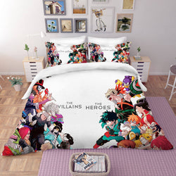 Anime My Hero Academia Bedding Set Quilt Covers Without Filler (Online Order Only)