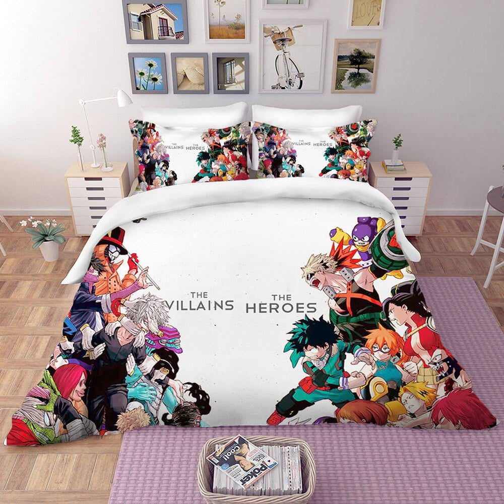 My Hero Academia Bedding Set Duvet Covers Bed Sets (Online Order Only)