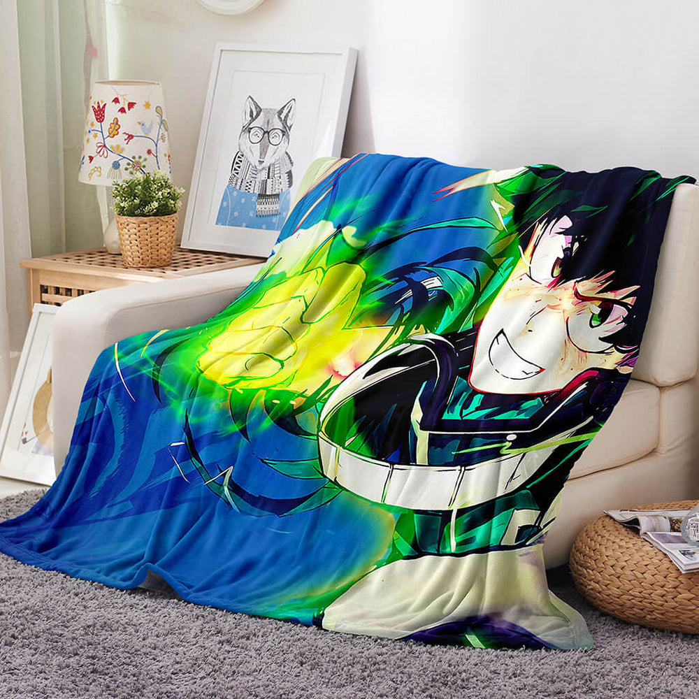 Anime My Hero Academia Blanket Flannel Throw Room Decoration (Online Order Only)