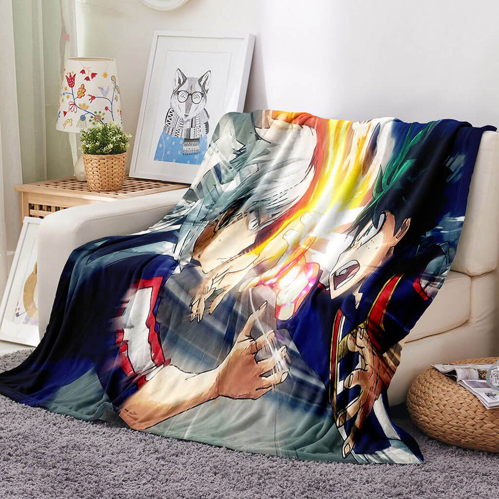 Anime My Hero Academia Blanket Flannel Throw Room Decoration (Online Order Only)