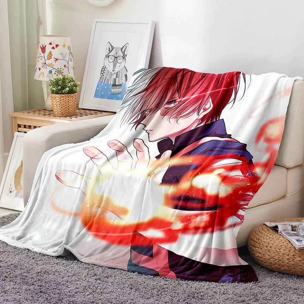 Anime My Hero Academia Blanket Flannel Throw Room Decoration (Online Order Only)