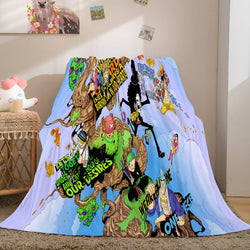 Anime ONE PIECE Cosplay Flannel Blanket Fleece Throw Blanket Sets (Online Order Only)