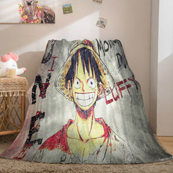 Anime ONE PIECE Cosplay Flannel Blanket Fleece Throw Blanket Sets (Online Order Only)