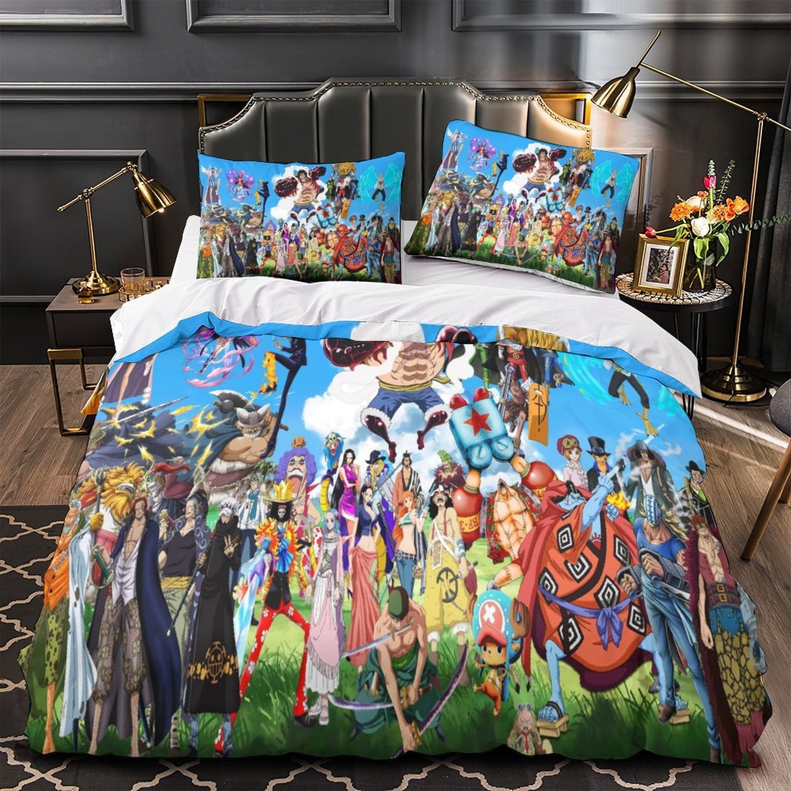 Anime One Piece Bedding Set Duvet Cover Without Filler (Online Order Only)