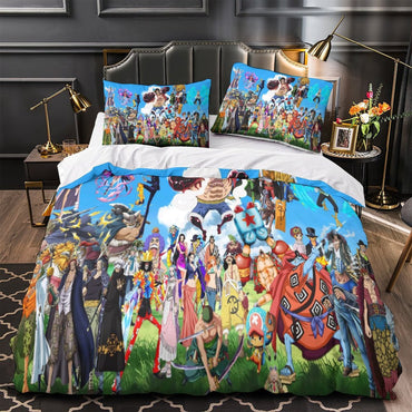 Anime One Piece Bedding Set Duvet Cover Without Filler (Online Order Only)