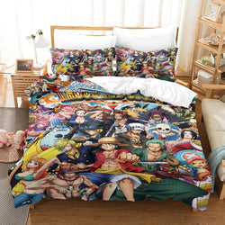 Anime One Piece Bedding Set Duvet Cover Without Filler (Online Order Only)
