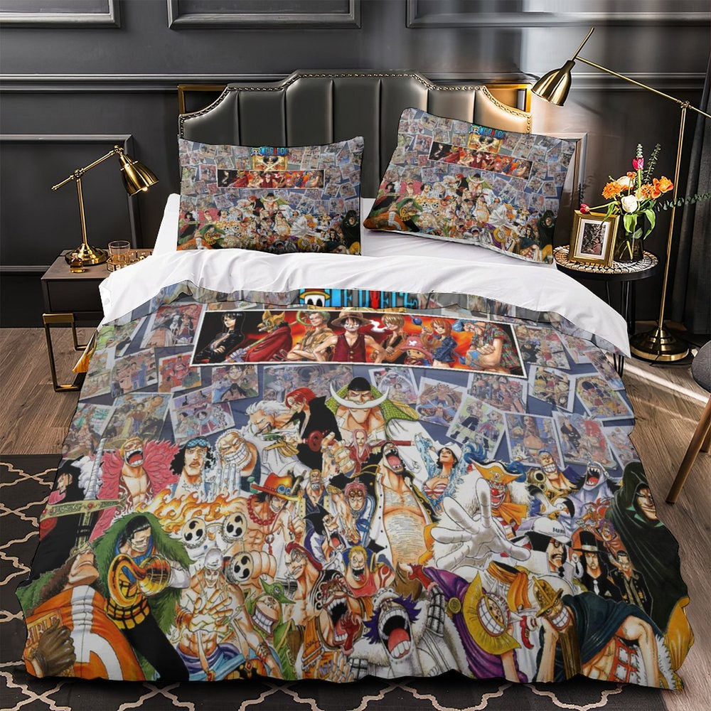 Anime One Piece Bedding Set Duvet Cover Without Filler (Online Order Only)