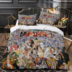 Anime One Piece Bedding Set Duvet Cover Without Filler (Online Order Only)