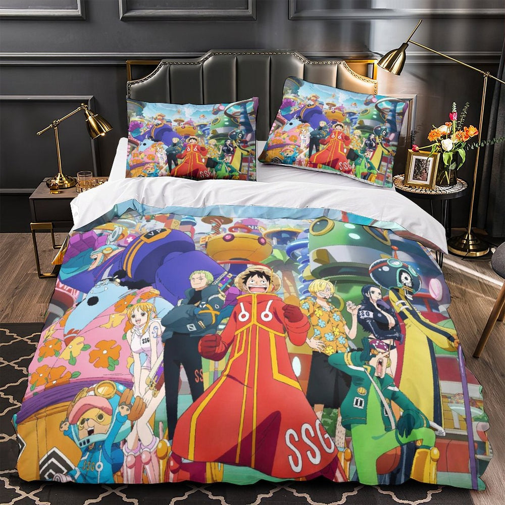 Anime One Piece Bedding Set Kids Duvet Cover Without Filler (Online Order Only)