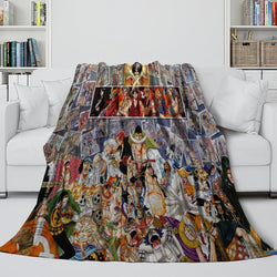 Anime One Piece Blanket Flannel Fleece Kids Throw Room Decoration (Online Order Only)