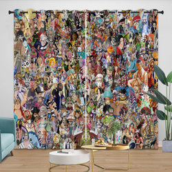 Anime One Piece Curtains Kids Blackout Window Drapes (Online Order Only)