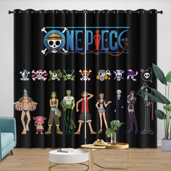 Anime One Piece Curtains Pattern Blackout Window Drapes (Online Order Only)