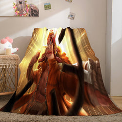 Anime One Piece Straw Hat Pirates Super Soft Flannel Throw Bed Blanket (Online Order Only)