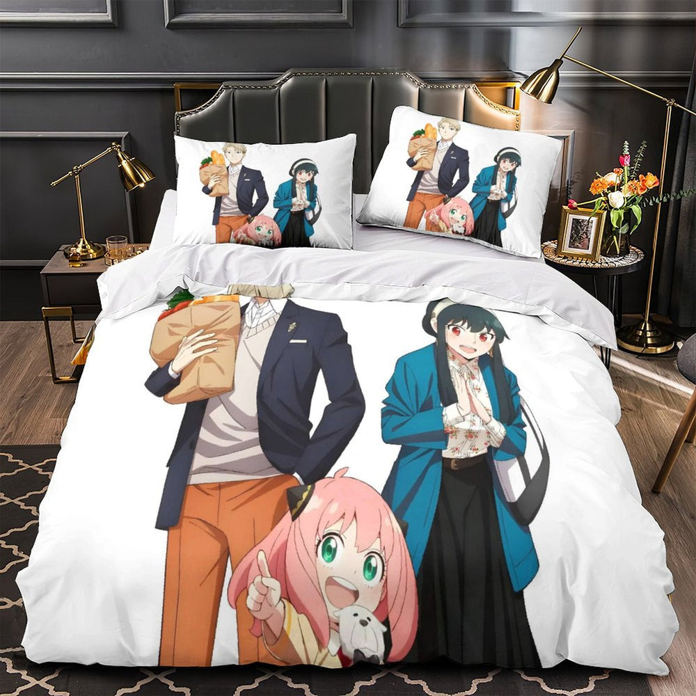 Anime Spy X Family Bedding Set Kids Duvet Cover Without Filler (Online Order Only)